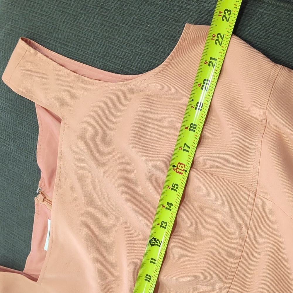 💥50% sale💥Talbots Silk sleeveless dress peach orange sz20 #c110 - Picture 4 of 7